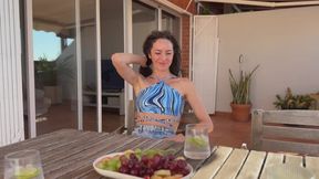 Balcony BJ cheating