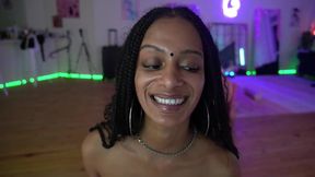 Naighty Black East Asian Teen Camgirl - solo homemade