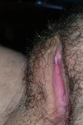 With Pleasure I Watch TV with Pussy in Front of Me