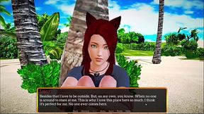 Lucy's Curvy Big Boobs in 3D Hentai Game
