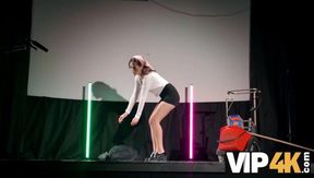 VIP4K. Stripping and giving anal to become a star. Hot sex with Una Fairy