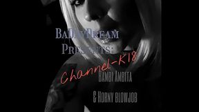 BambiAmbita is giving a BJ to huge BBC