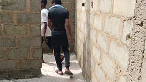 Horny Black Twinks Risk Their Life in Abandoned House