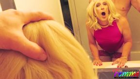 POV Hair Yanked Sissy Ass Destroyed Gushing Cum Flood