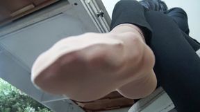 Ignored at My Nylon-clad Boss Feet!