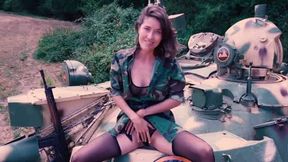 nephael s exhib sur un tank