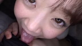 *** ASIAN CREAMPIE CHICK FIRST TIME SWALLOWING SPERM .*  (#THY789)