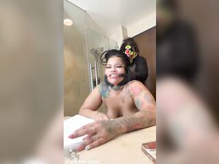 Gibby The Clown Putting Yet Some other Ebony Baddie Throw The Fucking Floor