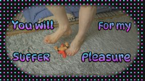 4k | Giantess Femboy Crushes Man