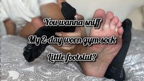 WANNA SNIFF MY 2-DAY WORN GYM SOCKS LITTLE FOOSLUT?