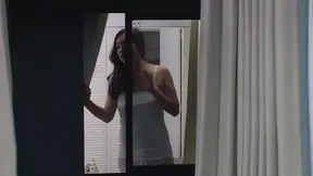 Busty Woman Teases Through Window, Lucky Guy Gets Tempted & Seduced Indoors - Part 2