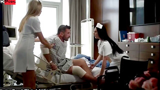 Naughty Nurse Angelica - Roleplay with Patient & Doctor Manual Fucking
