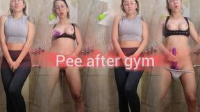 Pipi after gym