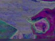 Trippy  big cock str8 solo jerk off compilation. Vaporwave art aesthetic glitches and effects