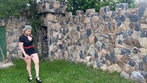 submissive slave training face slapping double domination