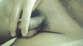 Bathroom mastrubation blowjob cum