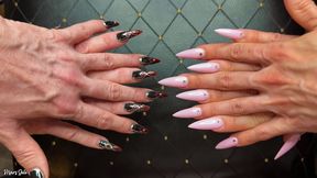 Mesmerizing Fingernails & ASMR: Mars Solo and Tickling Harmony