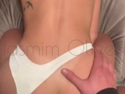 I met a male in the square and took him to fuck me at home without a condom