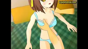 Haruhis Hot Anime Adventure – Sultry Hentai Desires Ignited