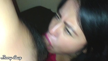 precocious perverted little wanted to fuck me but he ended up inside me very quickly and all the cum churned in my pussy