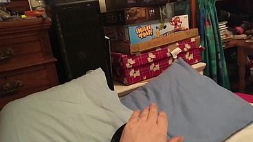 Orgasms, sensory deprivation, and the custom straight jacket I made myself (it can be locked on with my collar and chastity b...