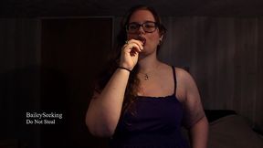cherry lollipop suck