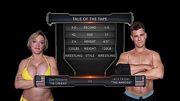 Dee Williams vs Jack Friday Mixed Wrestling