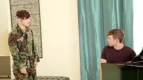 Army Recruit Fucks Lovers Asshole Raw