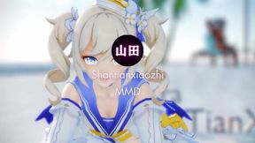 0405 - 【R18-MMD】Shantianxiaozhi - Genshin Impact 原神Babara mondstadt's Idol 芭芭拉