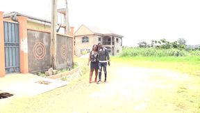 the unprecedented meeting with my ex in a crossroads in yaounde in cameroon in central africa with lots of memories that pushes us into a hot outdoor fuck near the construction site with my big