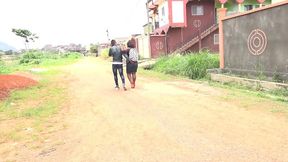 the unprecedented meeting with my ex in a crossroads in yaounde in cameroon in central africa with lots of memories that pushes us into a hot outdoor fuck near the construction site with my big
