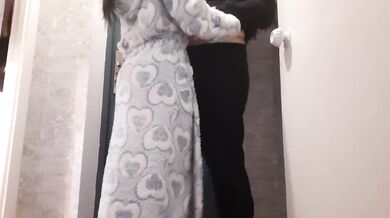 My girlfriends butt and moans while my mom was out lesbian risk fucked in hall