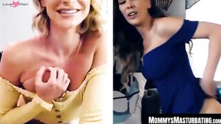 MommysMasturbating.com - Cherrie DeVille shares intimate pussy rub with stepdaughter