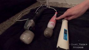 3 massage wands for science orgasms demo w dart