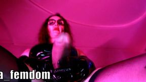 Femdom Mistress Eva Latex PVC Vinyl Big Ass&#x1F351; Milf Fetish High Heels BDSM Strapon Toys