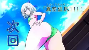 Big-Ass Anime Chick Shows Off Her Curves in Keijo Fanservice Compilation