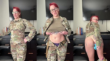 Lola Maverick Lesbian Military coworker wants your cock