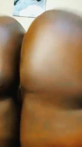 Ebony SSBBW Doggy Style Farts and Gapes