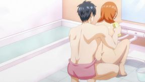 Big cock teenager washes and fucks his eager young MILF wife right on the slippery bathroom floor (Subbed) (Uncensored)