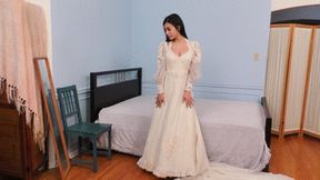 You May Now Strip the Bride! Wedding Gown Strip Encore with Savannah Sixx - WMV 1080p