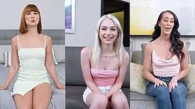 Teamskeet - hot blond hotty rails her boyfriend's cock like a professional on their homemade porn vid