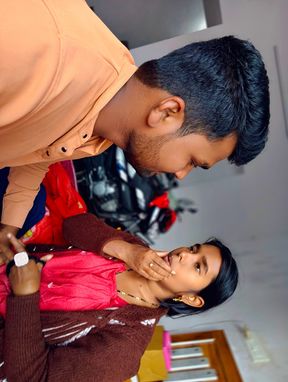 Pahli bar Bhai aapne bahan ke gand me aapna land dal raha he - Indian desi bhabhi and boy homemade sex movies.