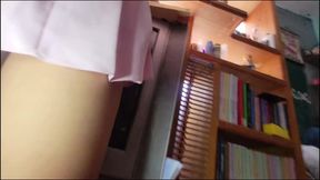 Sissy Latina Uses Her Dildo on Her Huge Ass