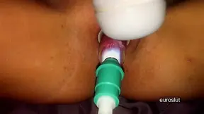 Euroslut Clit Pumping Tampon Slut Orgasm Contractions - Sex Movies Featuring Euroslut