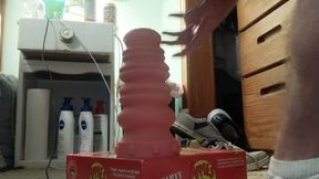 Tyler Durden with huge anal dildo Macaroon