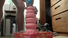 Tyler Durden with huge anal dildo Macaroon
