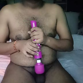 Small cock using vibrator