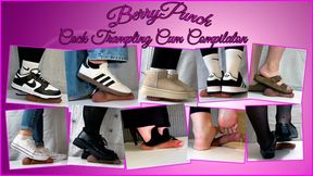 Cum Compilation Cock Trampling - Shoejob - Footjob - Cockbox - Foot Fetish - 1080HD