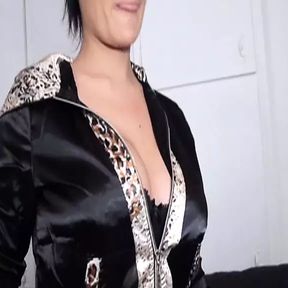 Big boobed French MILF sprayed with jizz after hard fuck