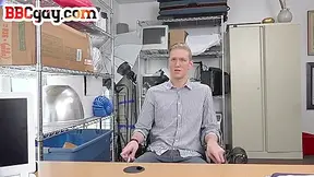 Ir White Pov Stud Bbc Drilled In Office By Barebacking Hunk